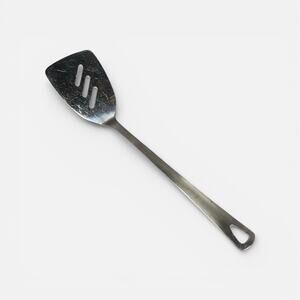 Oneida Slotted Turner Spatula Stainless Steel Kitchen Utensil Silver Tone